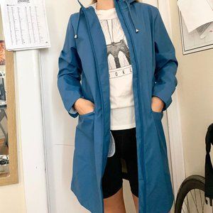 Rain jacket Xxs/xs blue waterproof jacket Rains